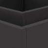 Kominek Czarny 60 x 60 x 30 cm Stal