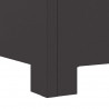 Kominek Czarny 60 x 60 x 30 cm Stal