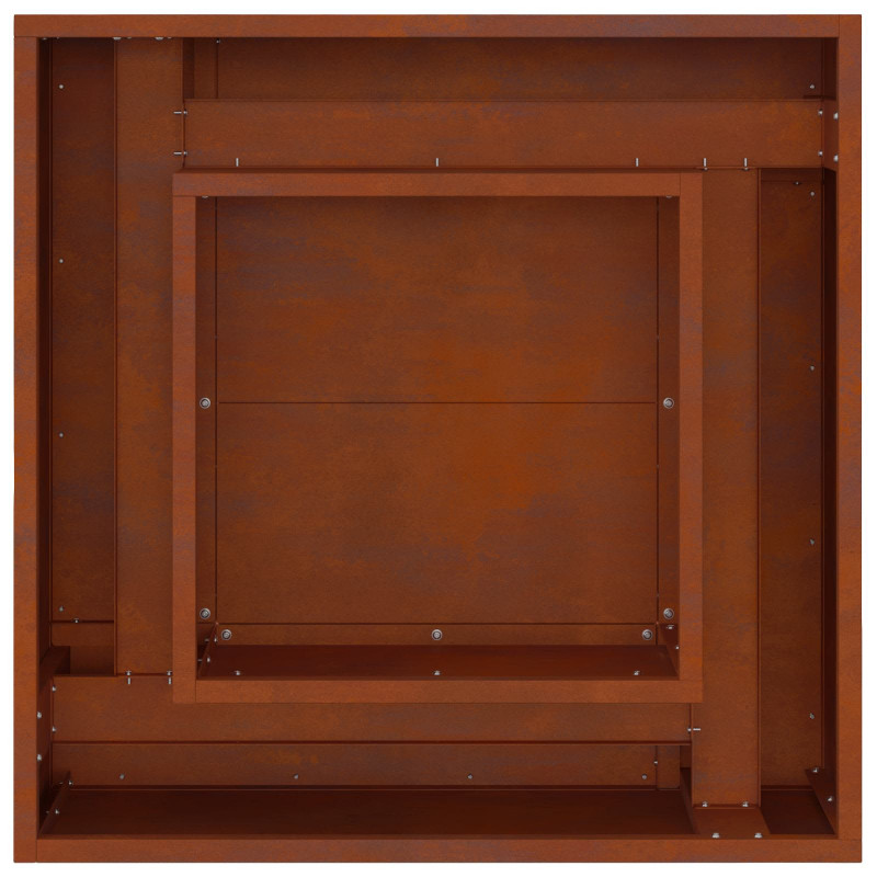 Kominek Brązowy 60 x 60 x 30 cm