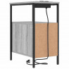 Szafka Nocna z szufladą 2 pcs Szary Sonoma 30 x 48 x 61 cm