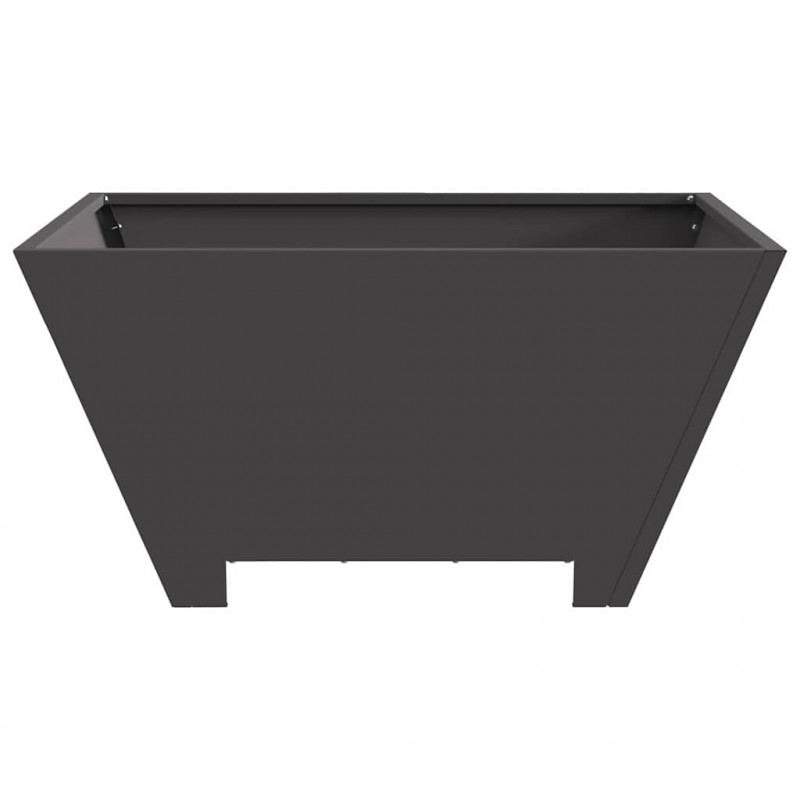 Kominek Czarny 60 x 60 x 30 cm Stal