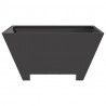 Kominek Czarny 60 x 60 x 30 cm Stal