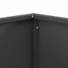 Kominek Czarny 60 x 60 x 30 cm Stal