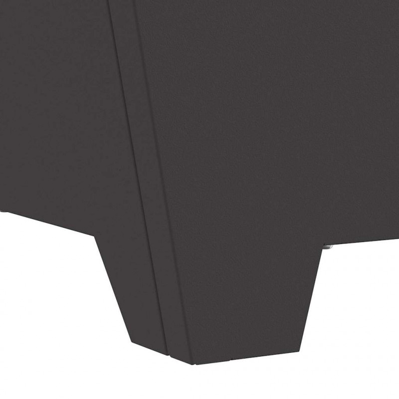 Kominek Czarny 60 x 60 x 30 cm Stal