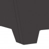 Kominek Czarny 60 x 60 x 30 cm Stal