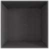 Kominek Czarny 80 x 80 x 40 cm Stal
