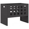 Kominek Czarny 50 x 30 x 40 cm Stal