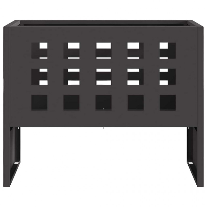 Kominek Czarny 50 x 30 x 40 cm Stal