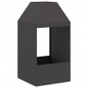 Kominek Czarny 50 x 50 x 100 cm Stal