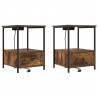 Szafka Nocna z szufladą 2 pcs Dąb wędzony 42 x 41 x 56 cm