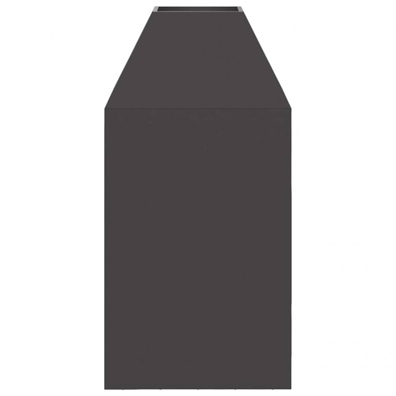 Kominek Czarny 50 x 50 x 100 cm Stal