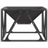 Kominek Czarny 50 x 50 x 35 cm Stal
