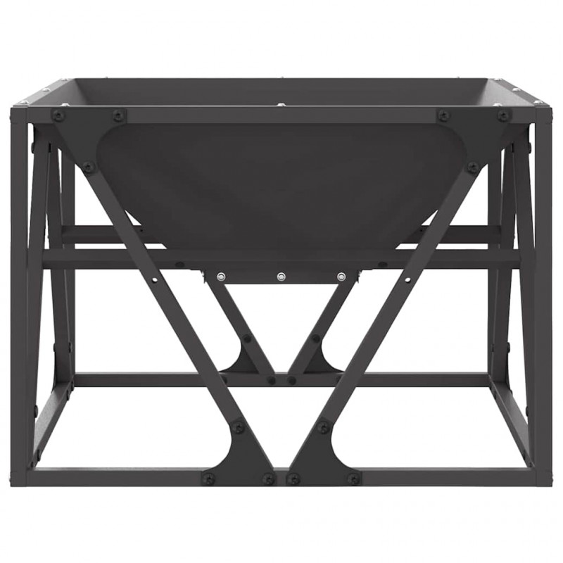 Kominek Czarny 50 x 50 x 35 cm Stal