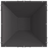 Kominek Czarny 50 x 50 x 35 cm Stal