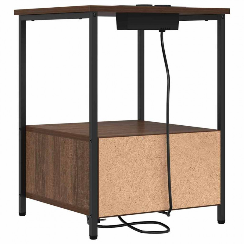 Szafka Nocna z szufladą Brązowy dąb 42 x 41 x 56 cm