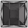 Kominek Czarny 50 x 50 x 35 cm Stal