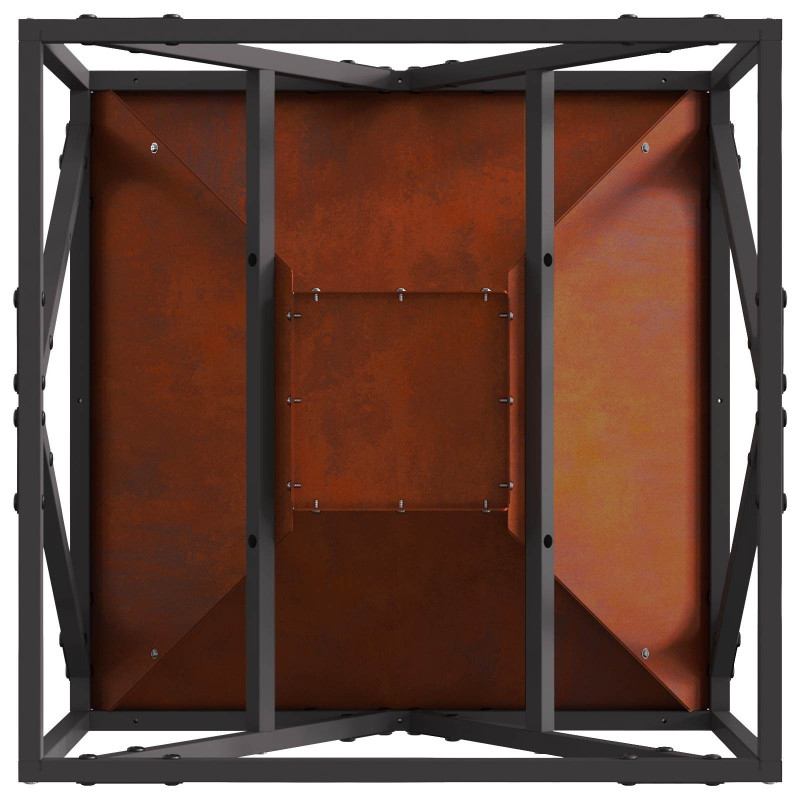 Kominek Brązowy 50 x 50 x 35 cm