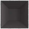 Kominek Czarny 80 x 80 x 40 cm Stal