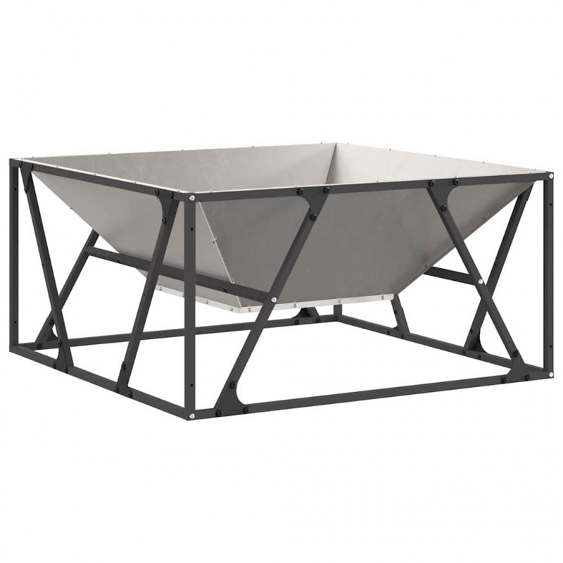 Kominek Brązowy 80 x 80 x 40 cm