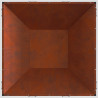Kominek Brązowy 80 x 80 x 40 cm