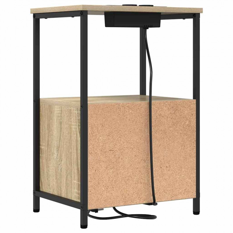 Szafka Nocna z szufladą 2 pcs Dąb Sonoma 40 x 31 x 60 cm