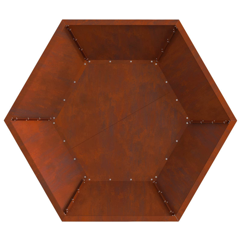 Kominek Brązowy 100 x 100 x 28 cm