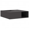 Kominek Czarny 100 x 100 x 30 cm Stal
