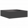 Kominek Czarny 100 x 100 x 30 cm Stal