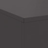 Kominek Czarny 100 x 100 x 30 cm Stal