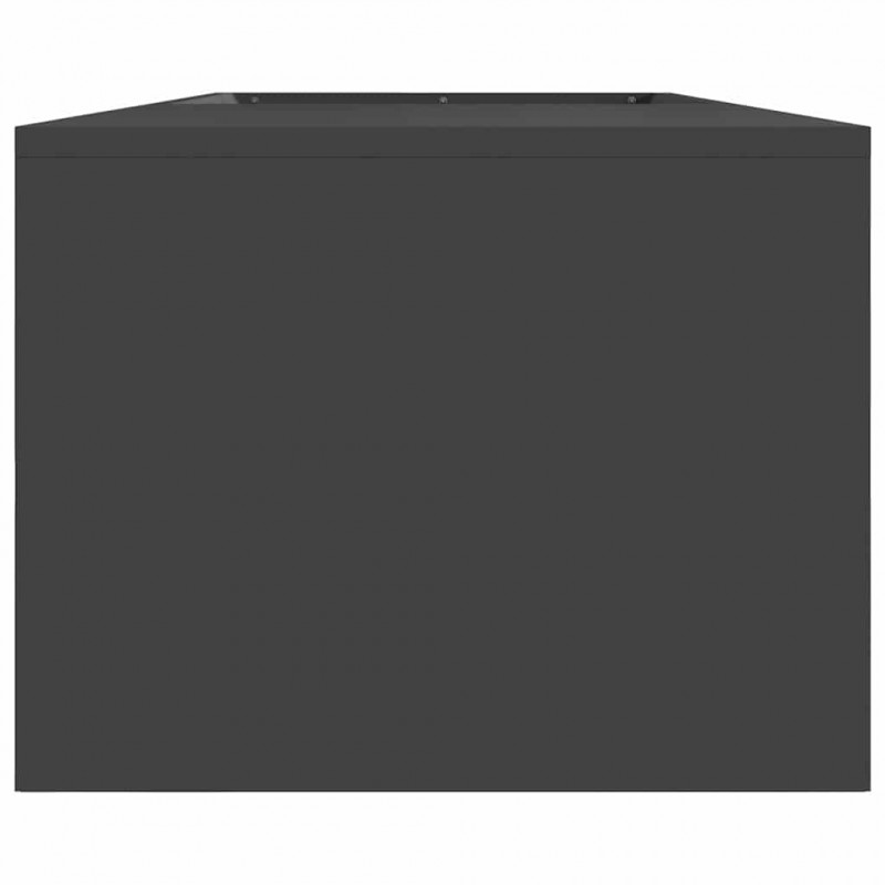 Kominek Czarny 160 x 45 x 35 cm Stal