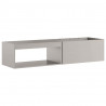 Kominek Brązowy 160 x 45 x 35 cm Stal