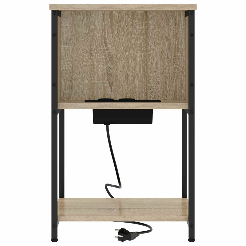 Szafka Nocna Dąb Sonoma 38 x 31 x 61 cm Materiał drewnopochodny