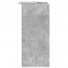 Biurko recepcyjne betonowe szare 55x50x103,5 cm drewno klejone