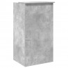 Biurko recepcyjne betonowe szare 55x50x103,5 cm drewno klejone