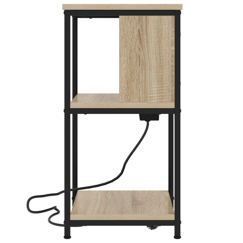 Szafka Nocna 2 pcs Dąb Sonoma 38 x 31 x 61 cm