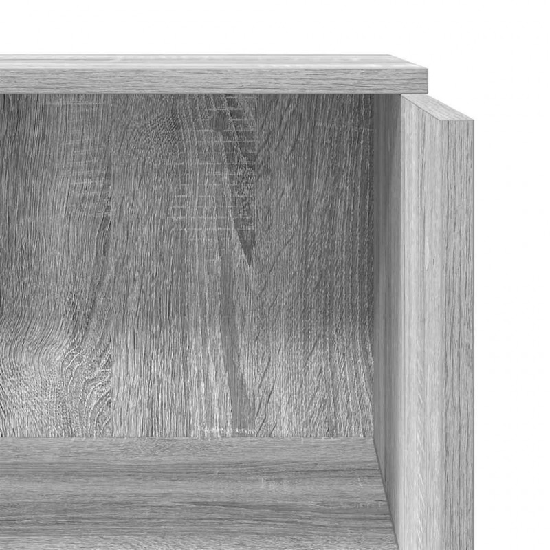 Biurko recepcyjne szare Sonoma 55x50x103,5 cm Drewno klejone