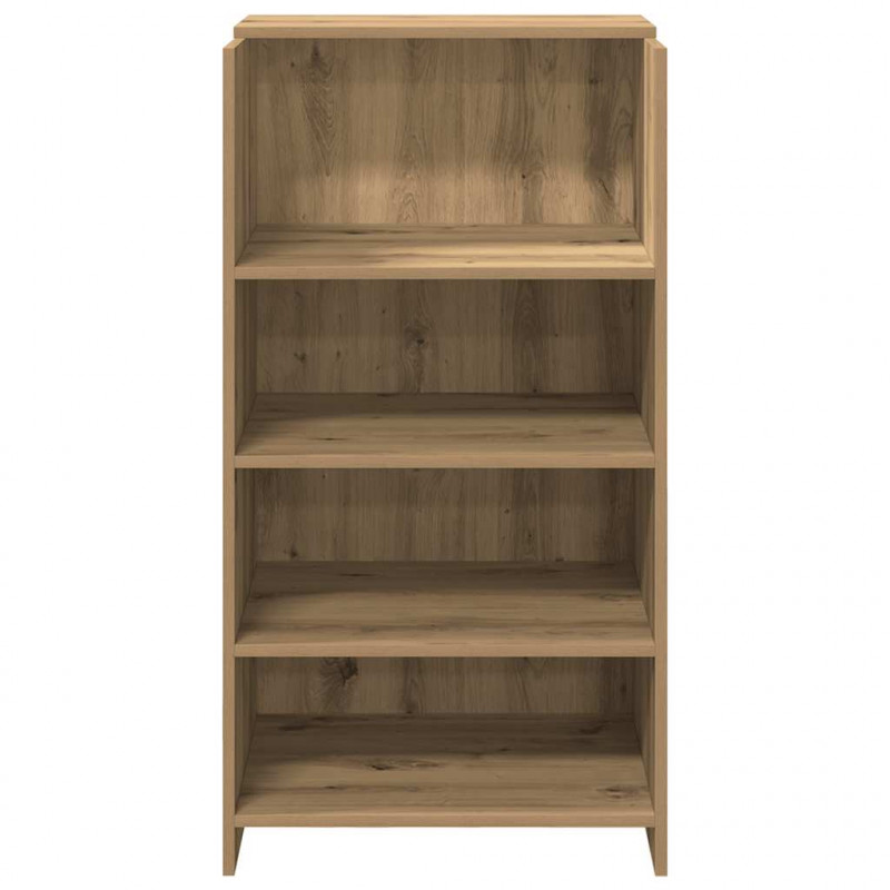 Biurko recepcyjne dąb artisan 55x50x103,5 cm Drewno klejone