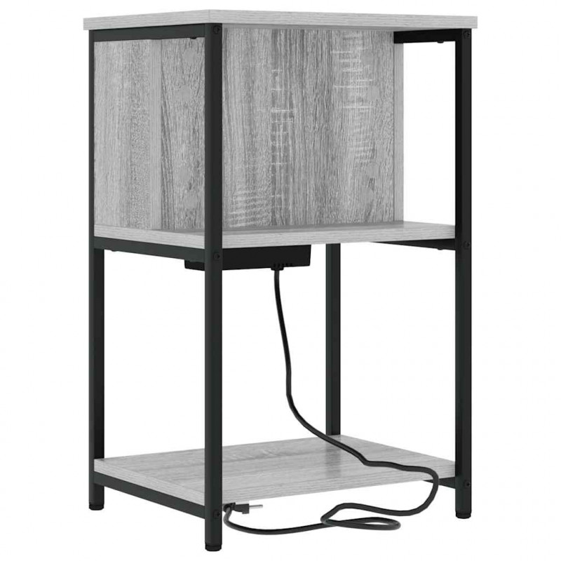 Szafka Nocna Szary Sonoma 38 x 31 x 61 cm