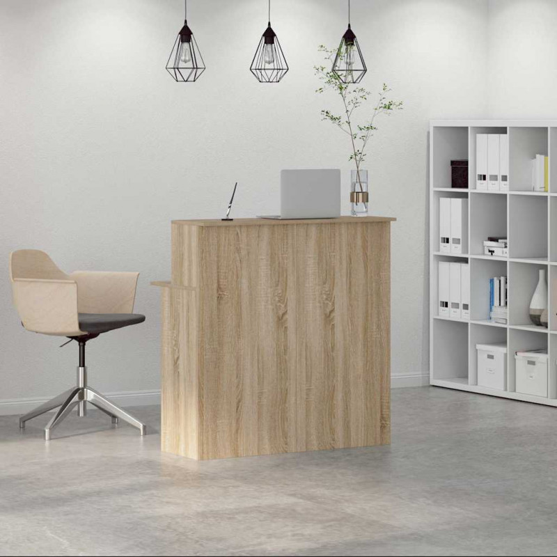 Biurko recepcyjne Sonoma Oak 100x50x103,5 cm Drewno konstrukcyjne