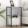 Szafka Nocna 2 pcs Szary Sonoma 38 x 31 x 61 cm