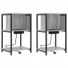 Szafka Nocna 2 pcs Szary Sonoma 38 x 31 x 61 cm