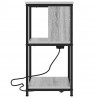 Szafka Nocna 2 pcs Szary Sonoma 38 x 31 x 61 cm