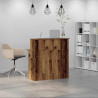 Biurko recepcyjne Stare drewno 100x50x103,5 cm Drewno klejone