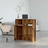Biurko recepcyjne Stare drewno 100x50x103,5 cm Drewno klejone