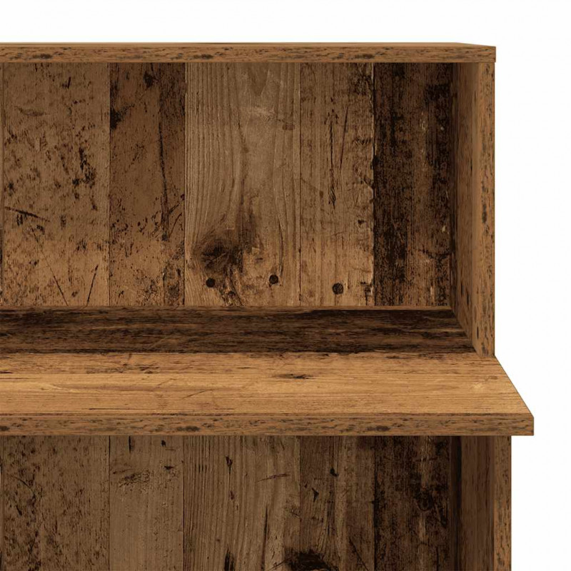 Biurko recepcyjne Stare drewno 100x50x103,5 cm Drewno klejone