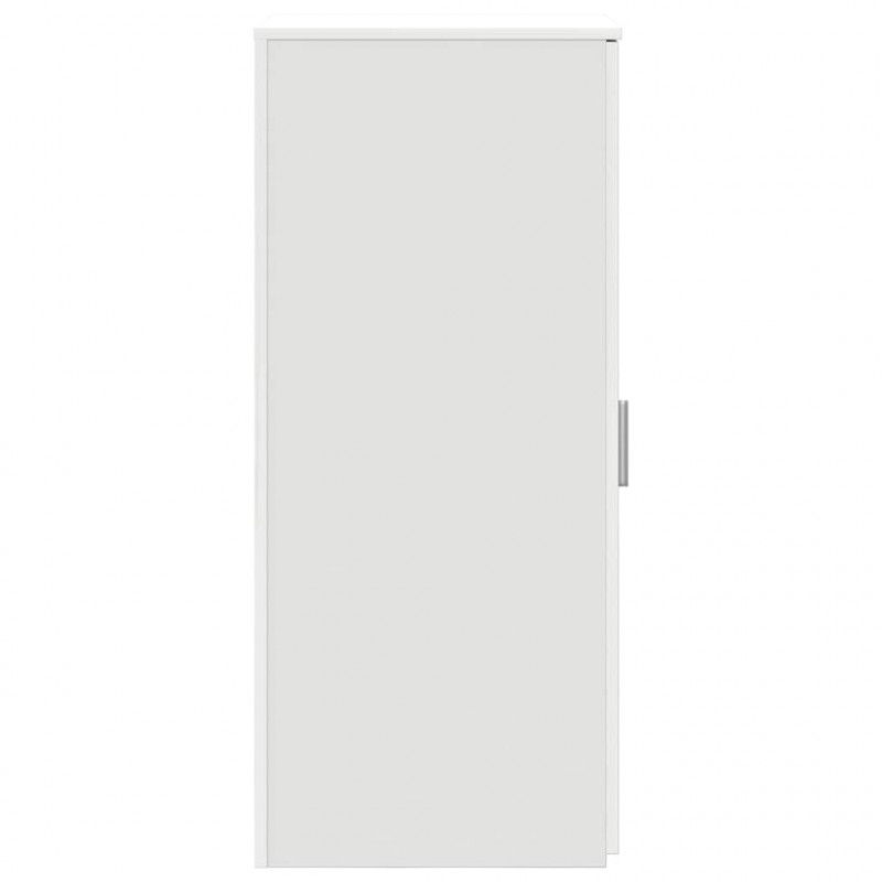 Szafka do przechowywania Biała 40x45x103,5 cm Drewno konstrukcyjne