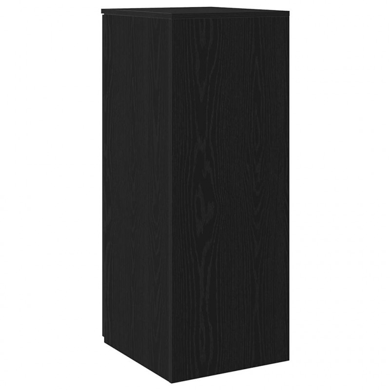 Szafka do przechowywania Czarna 40x45x103,5 cm Drewno konstrukcyjne