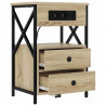 Szafka Nocna z szufladą 2 pcs Dąb Sonoma 40 x 31 x 60 cm