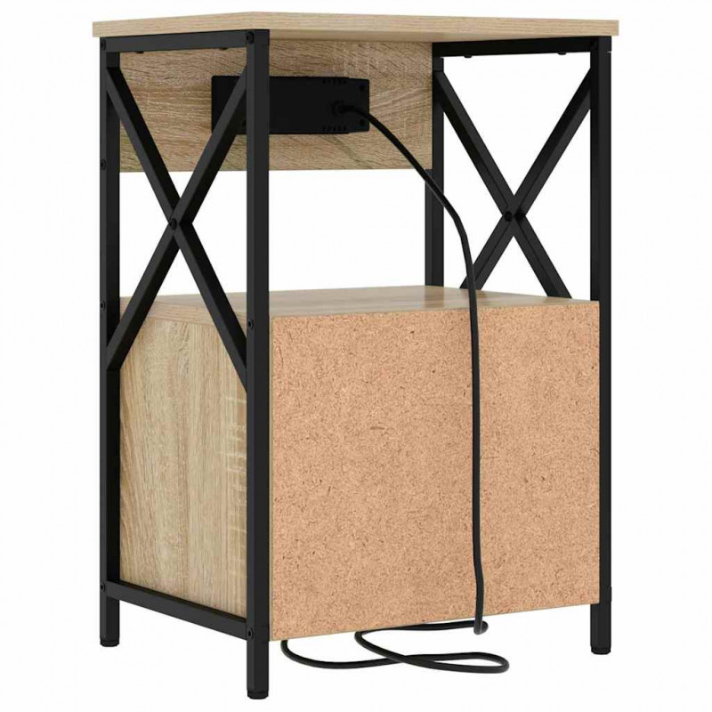 Szafka Nocna z szufladą 2 pcs Dąb Sonoma 40 x 31 x 60 cm