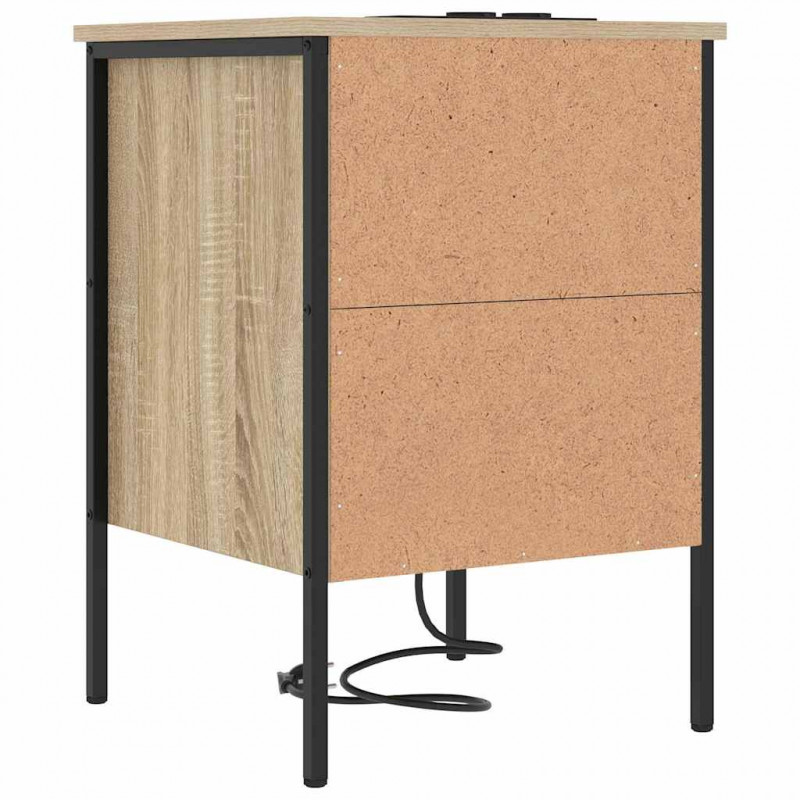 Szafka Nocna z szufladą 2 pcs Dąb Sonoma 42 x 41 x 61 cm